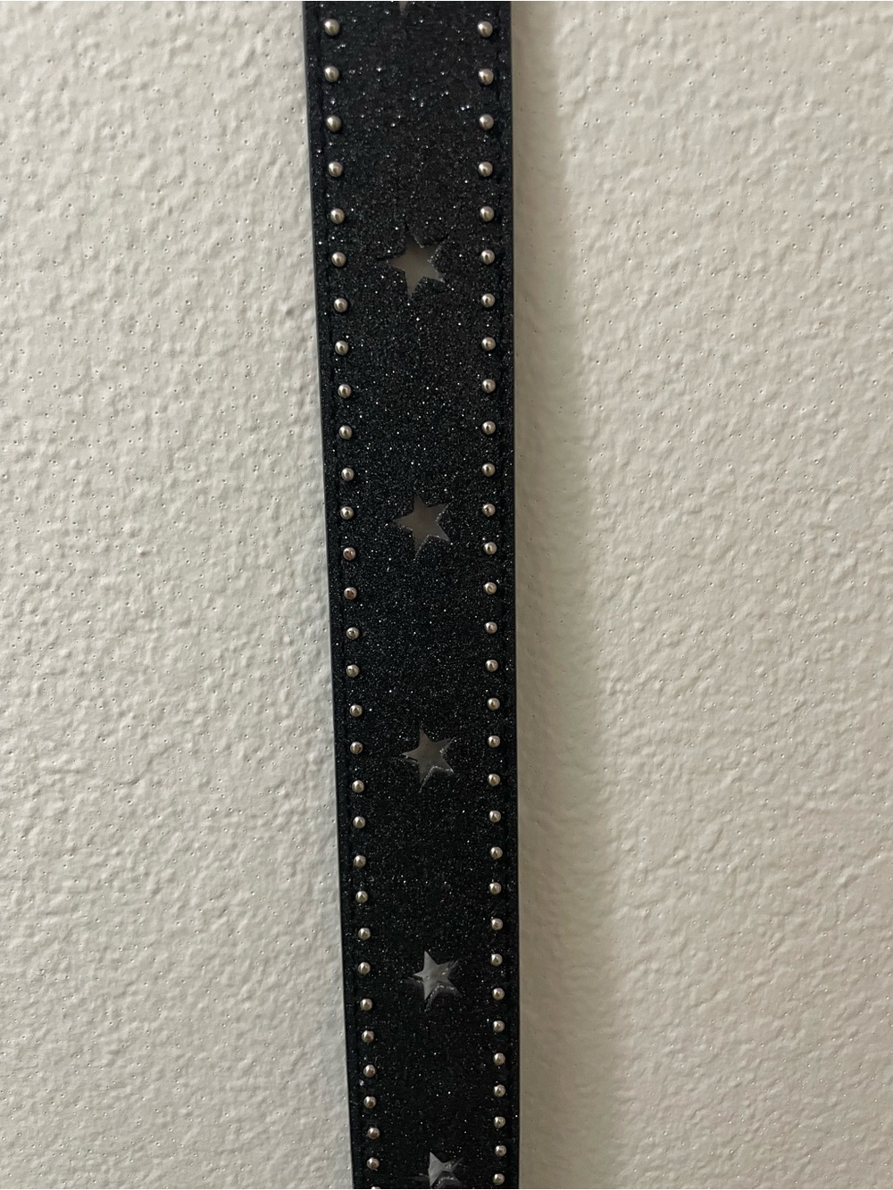 Hot Topic Studded Star Belt with Glitter Details Size XL